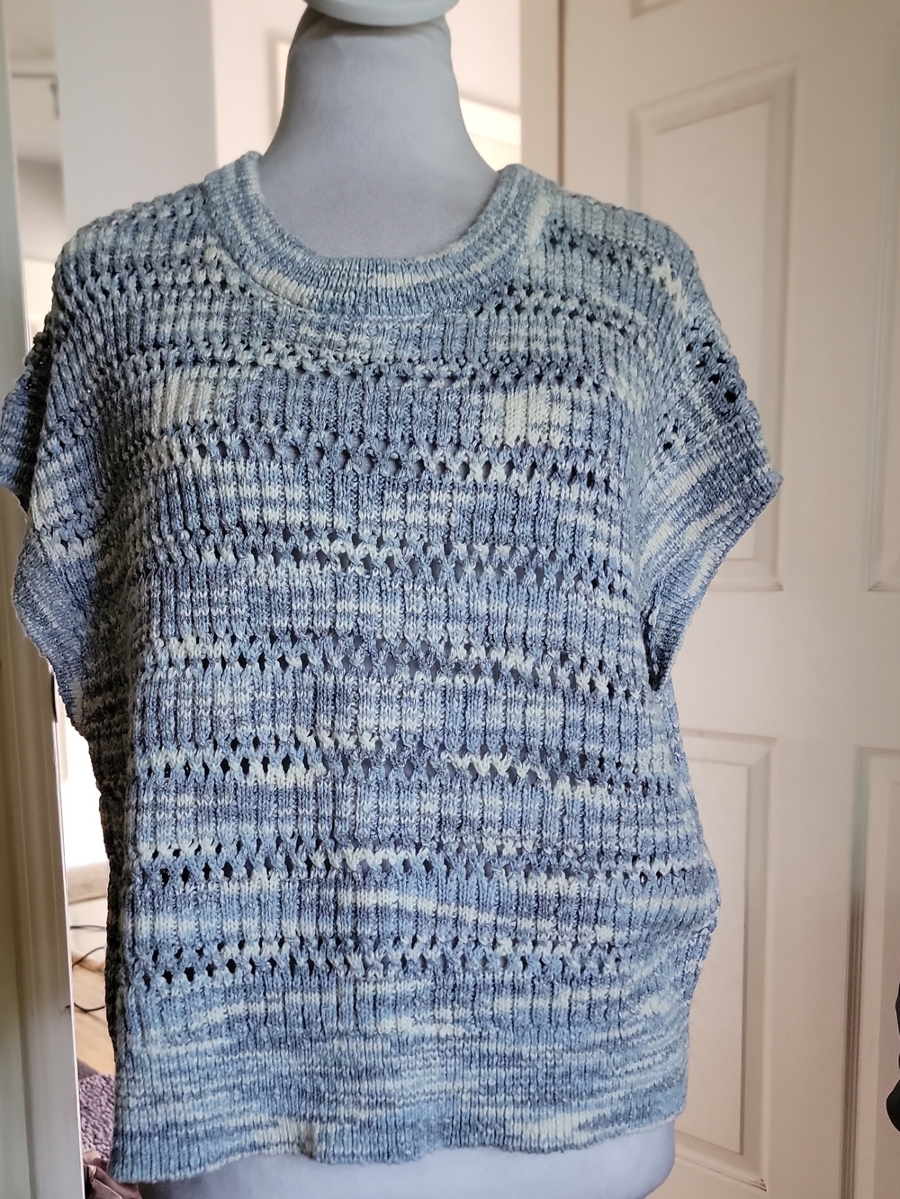 Loft Open Weave Sweater Vest